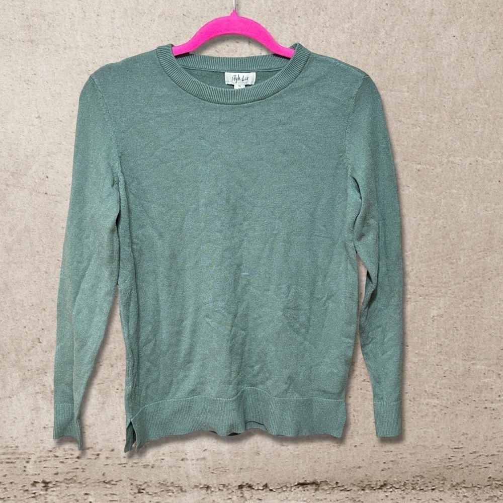 Style & Co Crew Sweater NWT